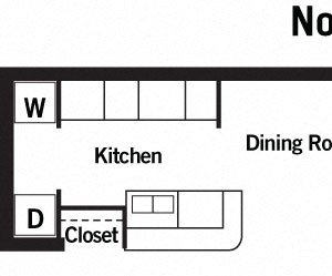 3 Bed - 2 Bath Bedroom Layout 1145 sq.ft. Three Bed Two Bath